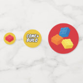 キッズ建物ブロックパーティーおもちゃ建物レンガ コンフェッティ (裏面)