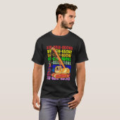 キッズ建築カークレーン6誕生日 Tシャツ (正面フル)