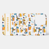 キッズ建築ダンプトラックパーソナライズされた車 iPhoneケース (裏面横)