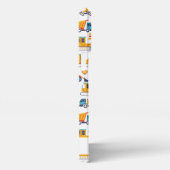 キッズ建築ダンプトラックパーソナライズされた車 iPhoneケース (右側面)