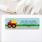 キッズ建築ダンプトラック ラベル (インサイチュ)