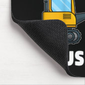 キッズ建築トラック5th誕生日少年5年O マウスパッド (コーナー)