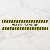 キッズ建築パーティー水ラベル ペットボトルラベル (シングルラベル)