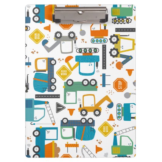 キッズ建築ビークルズドール クリップボード (正面)