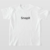 キッズ引用文ティー – SnapX Tシャツ (レイダウン)