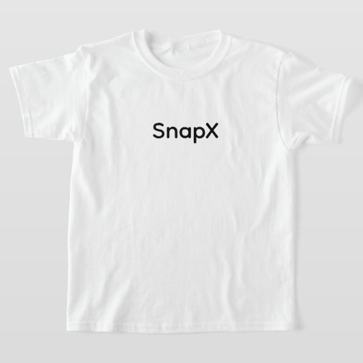 キッズ引用文ティー – SnapX Tシャツ (レイダウン)