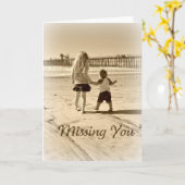 キッズ恋しく思ズ・ユー カード (黄色い花)