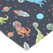 キッズ恐竜の宇宙飛行士 ミディアムテーブルランナー (コーナー)