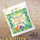 キッズ恐竜の誕生日パーティー フェイバーバッグ