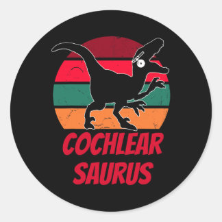 キッズ恐竜の難聴認識度コクレアーインピル ラウンドシール
