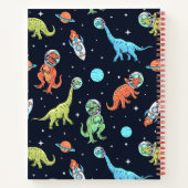 キッズ恐竜の飛行士 |子どものスケッチブック ノートブック (裏面)