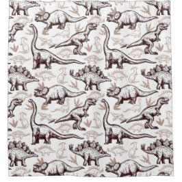 キッズ恐竜シャワーカーテン シャワーカーテン