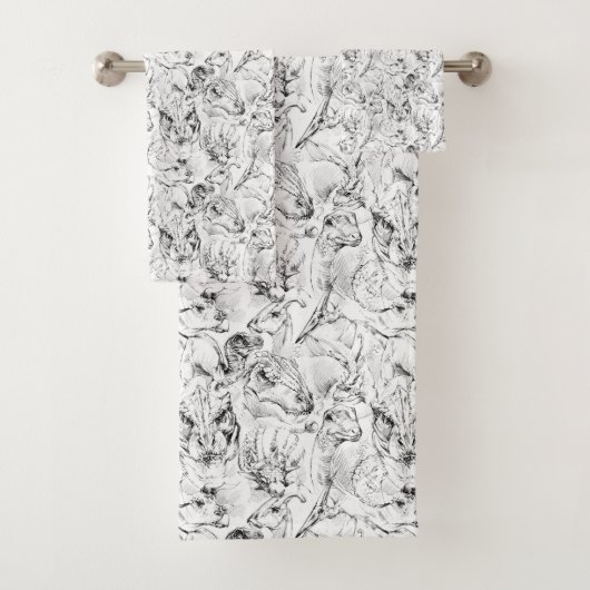 キッズ恐竜タオルセット バスタオルセット (インサイチュ)