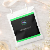 キッズ恐竜バースデーパーティーの好意バッグ フェイバーバッグ (クリップ留めされた状態)