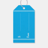 キッズ恐竜パーティーギフトラベル ギフトタグ (裏面)