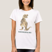 キッズ恐竜パーティーママMamasaurus Tシャツ (正面)
