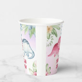 キッズ恐竜3回目の誕生日パーティー 紙コップ (右)