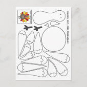 キッズ感謝祭はがき シーズンポストカード (正面)