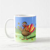 キッズ感謝祭ベビーターキーマグ コーヒーマグカップ (左)