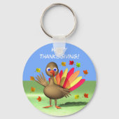 キッズ感謝祭ベビートルコ キーホルダー (正面)