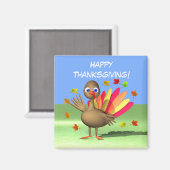 キッズ感謝祭ベビートルコ マグネット (正面/裏面)