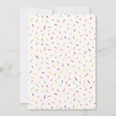 キッズ料理ベーキング誕生日パーティーの招待 招待状 (裏面)