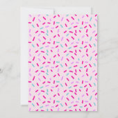 キッズ料理ベーキング誕生日パーティーの招待 招待状 (裏面)