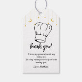 キッズ料理誕生日サンキューラベルベーキング ギフトタグ (正面)