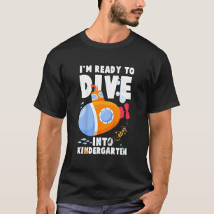 キッズ新学期潜水艦が潜入する準備 Tシャツ