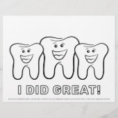 キッズ歯科スマイル気に表 チラシ (裏面)