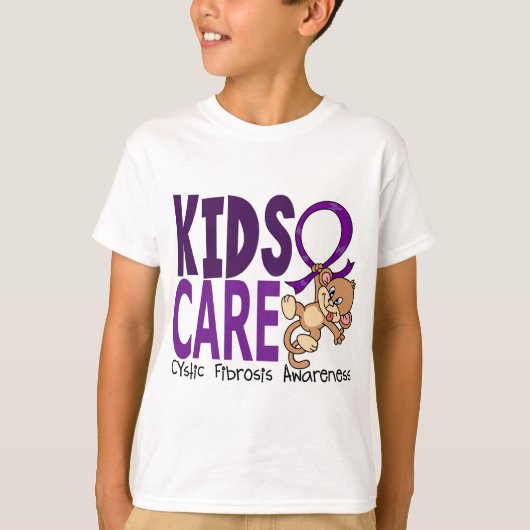 キッズ気に1嚢胞性線維症 Tシャツ (正面)