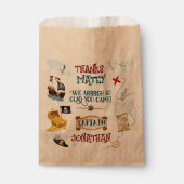 キッズ海賊パーティー感謝してい誕生日お願い フェイバーバッグ (正面)