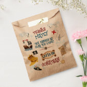 キッズ海賊パーティー感謝してい誕生日お願い フェイバーバッグ (封をした状態)