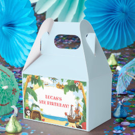 キッズ海賊船誕生日パーティー フェイバーボックス