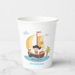 キッズ海賊船誕生日パーティー 紙コップ