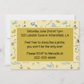 キッズ海賊誕生日パーティー (裏面)