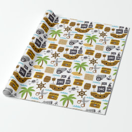 キッズ海賊 ラッピングペーパー