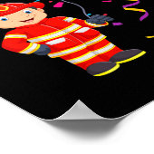 キッズ消防士Fireman I'm 2 Second ポスター (角)