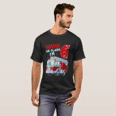 キッズ消防車6年の古い消防士6th誕生日 tシャツ (正面フル)
