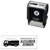 キッズ消防車 セルフインキングスタンプ (インサイチュ)