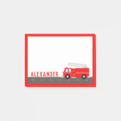 キッズ消防車 ポストイット (正面)