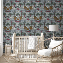 キッズ狩りクラブフォークアートハンド描画ドードルハウンドッグ 壁紙