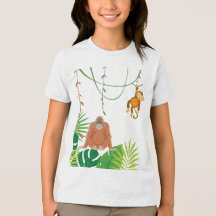 キッズ用ジャングル柄Tシャツ