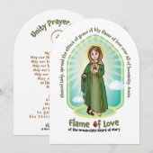 キッズ用ラージサイズ(5"x7") FOL祈祷カード 招待状 (正面/裏面)