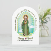 キッズ用ラージサイズ(5"x7") FOL祈祷カード 招待状 (スタンド正面)