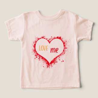 キッズ用LOVE ME Tシャツ