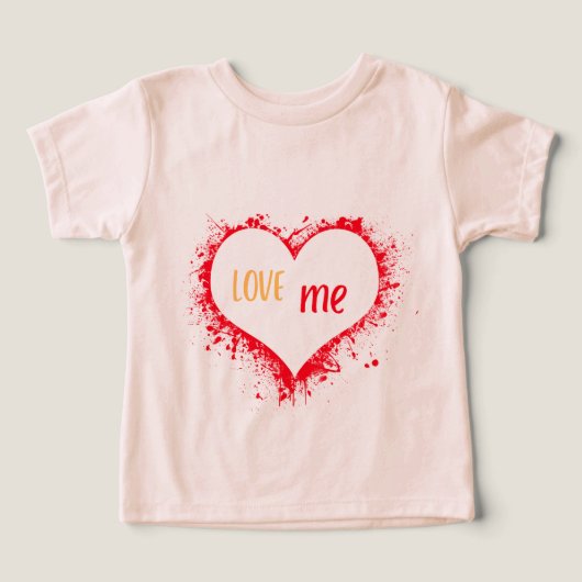 キッズ用LOVE ME Tシャツ (デザイン正面)