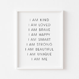 キッズ確認プリント ポスター