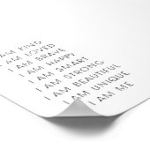 キッズ確認プリント ポスター (角)