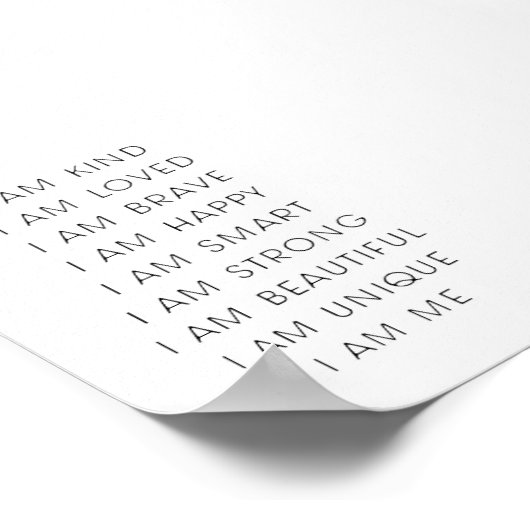 キッズ確認プリント ポスター (角)